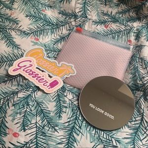 Glossier mirror ‘YOU LOOK GOOD’ SEND ME OFFERS :)